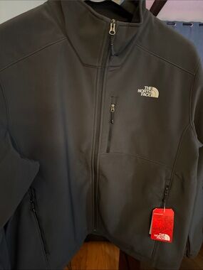 The North Face Apex Barrier SS JKT Men's Black Lightweight Zip Fleece Jacket XXL